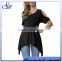 92%Polyester 8%Spandex Soft Fabric Women's Wear Blouse Tops 2017