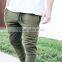 Military Mens Tapered Jogger Pants Fashion Design Panelled Joggers Slim Fit Sweat Pants OEM Tracksuit Bottoms Wholesale