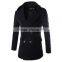 Hot sale good quality cheaper price boy youth style international fan woolen long men winter coat