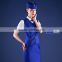 Chinos Wholesales Hot Sexy Airline Stewardess Skirt Suits