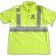 IS09001/BSCI Factory safety reflective work shirt 100% cotton life polo t shirt
