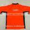 Mens protective two-tone long sleeve T/C safety mesh vents high visibility polo shirt