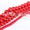 New Red color hot sale Natural turquoise beads jewelry with Round and different size