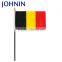 Cheap Wholesale Best Sale 20x30 cm Polyester Belgium Hand Flag