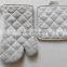 2 Pcs Kitchen Set Plain Pot Holder, Cheap Pot Holders and Oven Gloves