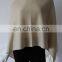 factory wholesale v neck gold Lurex women 100% cashmere ponchos