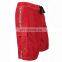 Red men shorts with string on the waist band , Cargo basketball half pants shorts