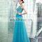 Real Picture Sleeveless See Through Beading Tulle Evening Dress Online Shopping