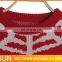 2016 New Design Custom Knitted Snowflake Pattern Acrylic Christmas Sweater