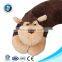 Promotional fashion funny neck pillow with speaker cute plush monkey toy cheap pillow