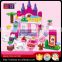 2016 Lovely series princess building block toy set in 117 pcs for kids educational toys