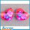 Promo items Santa shape plastic led lights badges For Christmas Gift