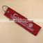 Embroidered key chain ,promotion key tag