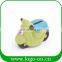 Funny motorcycle ceramic piggy bank dolomite money saving box
