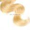 Cuticle aligned hair Blonde virgin brazilian thick new style wave hair