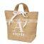 Top quality importer of jute bag,China excellent supplier jute promotional bag,custom printed jute bag shopping