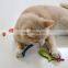 Customized Nature fish shape Felt cat toy with various colors