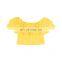 One Shoulder Ruffle Top Girls Shirt Ruffle Summer Ruffle Blouse Tee Shirts