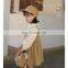 6664/Solid Simple Baby Girls Cotton Dresses Korea Fashion Sweet Suspender Skirt