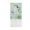 New launching fancy style decor wall  tapestry printing art wall hanging  with tassels