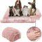 Cat Dog Faux Fur Pet Blanket Sleep Mat Reversible Double Layer Washable Pet Blanket Winter