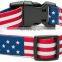 America Flag Printed Dog Collars In Bulk Personalized Dog Collars