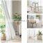 Ready Made European Simple Style White Color Soft Feeling Voile Sheer Curtain For The Living Room