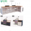 fashion store cashier desk/steel checkstand/supermarket checkout counter