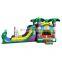 2 Lane Water Slide Bounce House Combo Big Waterslide Jumpy Castle Inflatable Bouncer With Slide