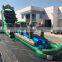 Log Flume Tropical Rush Tike Island Inflatable Double Lane Water Slide Outdoor Used