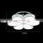 Modern Crystal LED Ceiling Pendant Lamp Stainless Steel Fixture Chandelier Light