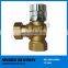 Forged Brass angle lockable ball valve