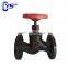 HT200 HT250 Cast Iron Flange Connection Manual Globe Valve With Hand Wheel