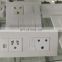 Wall outlet plastic standard grounded switched wall socket mould