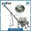 Powder feeding machine with vibrating square hopper