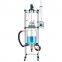 Borosilicate Glass Reaction Vessel Pharmaceutical Mixing 50Liter Double Layer Jacketed Glass Reactor