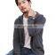 Custom men 100% cashmere hoodie sweater with zipper
