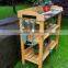 Ningbo FIr Outdoor Wooden Garden Potting Bench Nature color