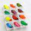 12Pcs/ Set Mixed Colorful Paint Spoons Lure With Hook Isca Artificial Bait Fish Lure Set Pesca Fishing Lure Kit