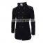 wholesale  Men jacket warm winter trench long outwear button coat