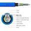 Hanxin Blue flame retardant PVC second sheath Outdoor fiber optic cables Multi Loose Tube Miner Optical Fiber Cable