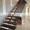Invisible Wall Side Stringer Stairs Indoor Wood Staircase Design Diy Floating Stairs