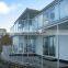 aluminum handrail glass balustrade balcony glass railing for decks
