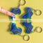 2014 popular promotional 3d soft pvc led key covers