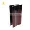 Customized ZHONGLIAN 6063 Aluminium Profile with Champagne Electrophoresis