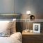 Luxury Modern Metal Bedroom Living Room Glass Table Lamp Black Gold LED Desk Light for Home Decoration