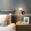 Luxury Modern Metal Bedroom Living Room Glass Table Lamp Black Gold LED Desk Light for Home Decoration