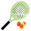 Popular Sports High Quality Carbon Beach Paddle Ball Racket