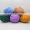Rainbow knitting crochet yarn cake wool yarn wholesale, hand knitting garments for wholesale