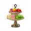 Two Layer Glass Candy Fruit Tray